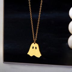 欧米のハロウィンの幽霊のネックレスの女性のファッションの個性の漫画のペンダントの百合の祝日のパーティーのアマゾンの鎖