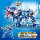 益乐新奇 Lego, механический динозавр, конструктор, игрушка, мелкие частицы, подарок на день рождения, оптовые продажи