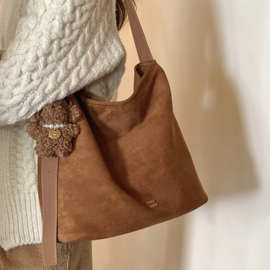 南风Chio2nd 暖手拿铁托特包包女士2024新款松弛感大包单肩斜挎包