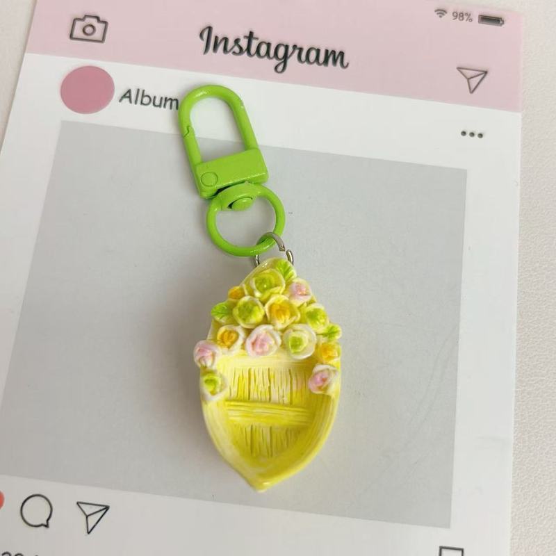 玫瑰花小船钥匙扣包包挂件小礼品挂饰创意情侣钥匙链小饰品挂件|undefined