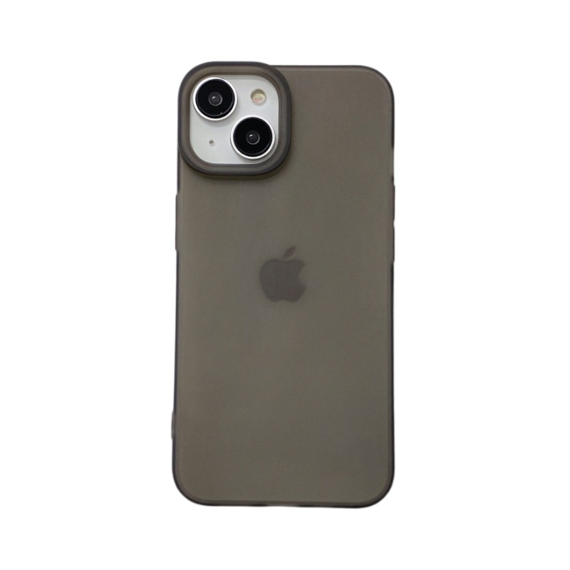 Funda esmerilada de gran agujero para Apple 16PRO funda simple para teléfono móvil transparente iphone14/12 funda protectora suave anti-caída image 6