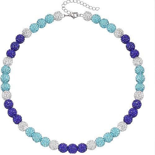 New men and women baseball disco ball necklace color clay rhinestone sports necklace jewelry New men and women baseball disco ball necklace color clay rhinestone sports necklace jewelry