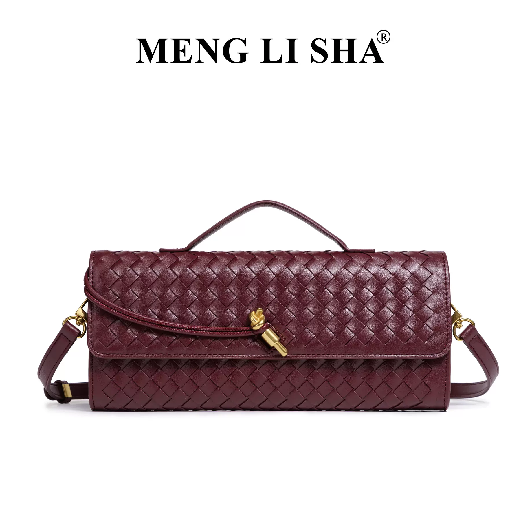 跨境热销新款手提斜挎晚宴包中古风高级感手工编织单肩腋下风琴包