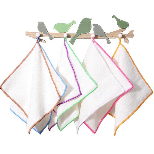 Dishwashing cloth, kitchen cleaning, dishwashing, absorbent, non-stick oil scouring pad, lazy rag, bamboo fiber magic dishcloth