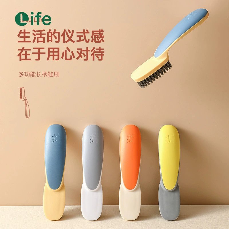 Контрастный цвет ручка щетки для обуви щетка для стирки мягкие волосы Бытовая многофункциональная щетка для чистки обуви профессиональная поколение волос
