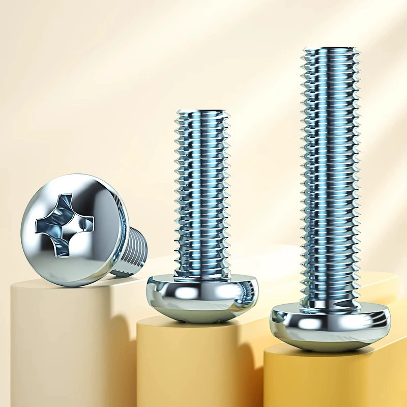 Оцинкованный крестовой канавки винт головки диска национальный стандарт GB818 большой круглый головный провод зубной винт M3M4M5M6M10