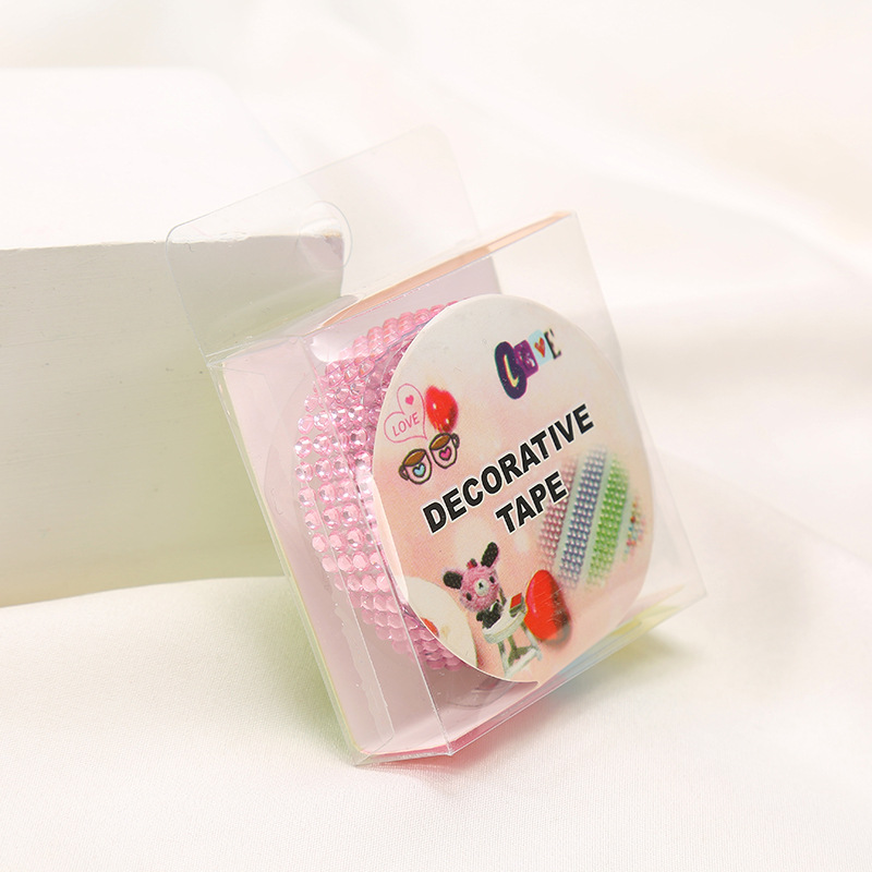 自粘亚克力钻胶带DIY相册装饰水晶贴纸边框双面胶手帐不干胶背胶