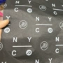 定制黑色红酒服装拷贝纸