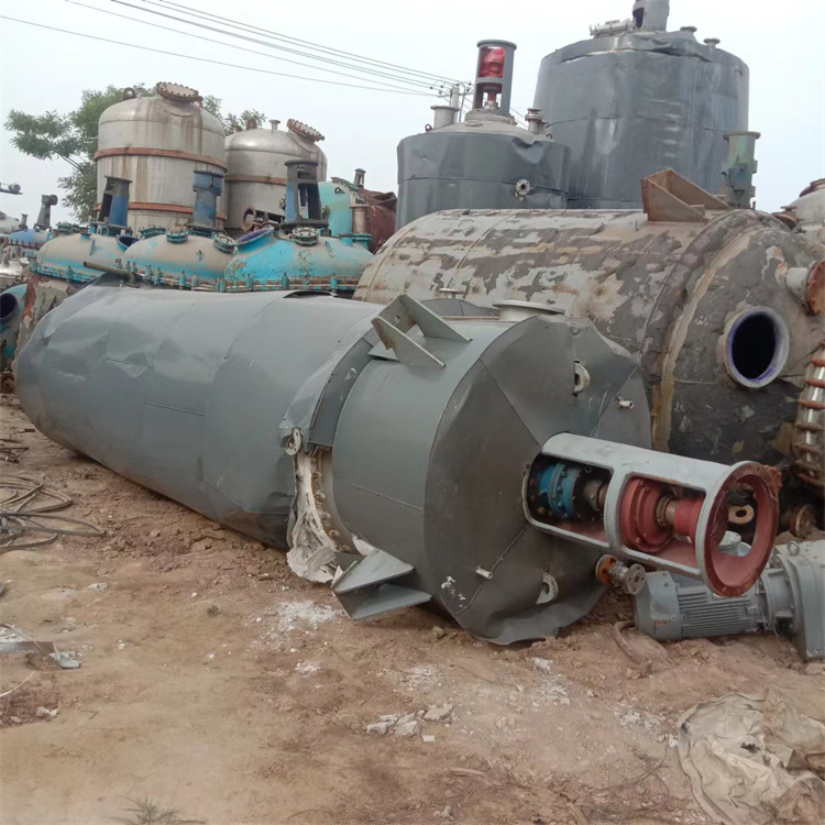 二手不锈钢薄膜刮板蒸发器 15平方浓缩结晶蒸发设备 防爆电机盛源