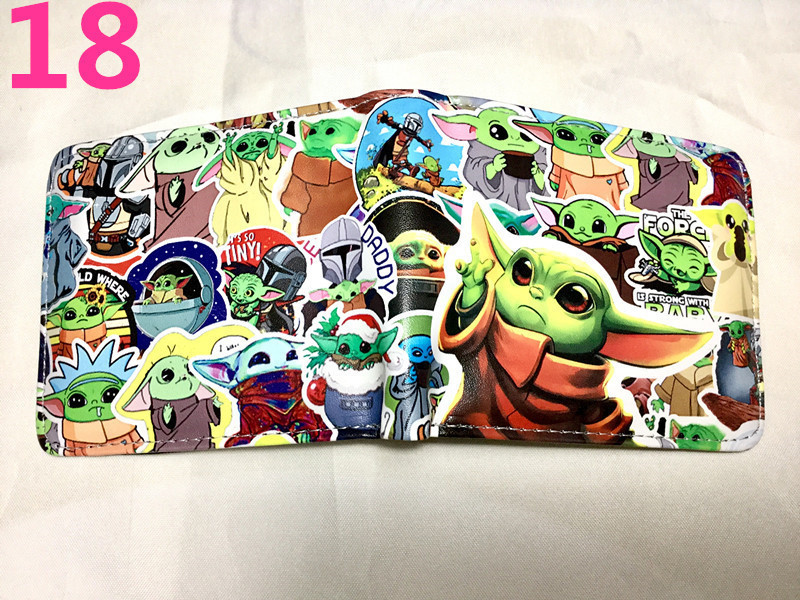Baby Yoda maestro corto billetera Star Wars estudiante Monedero