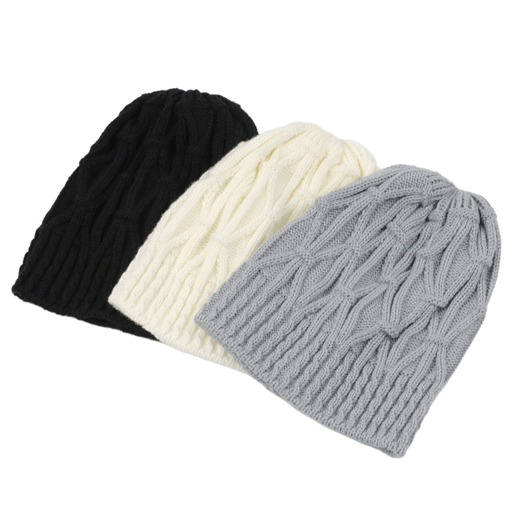 Gebreide muts voor dames warme wintermuts voor herfst_voghion.com