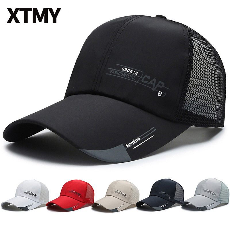 Men's Versatile Long Brim Baseball Cap For Spring Autumn Outdoor Duckbill Sun Protection Casual Fishing Cap Sunshade_voghion.com