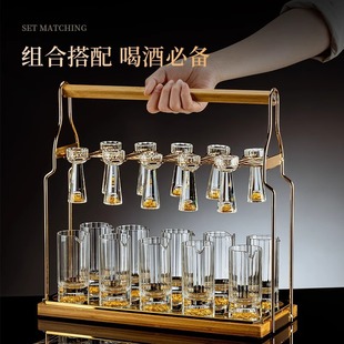Chinese style white wine glass suit household small size cup creative wine set crystal glass wine separator wine pot gift