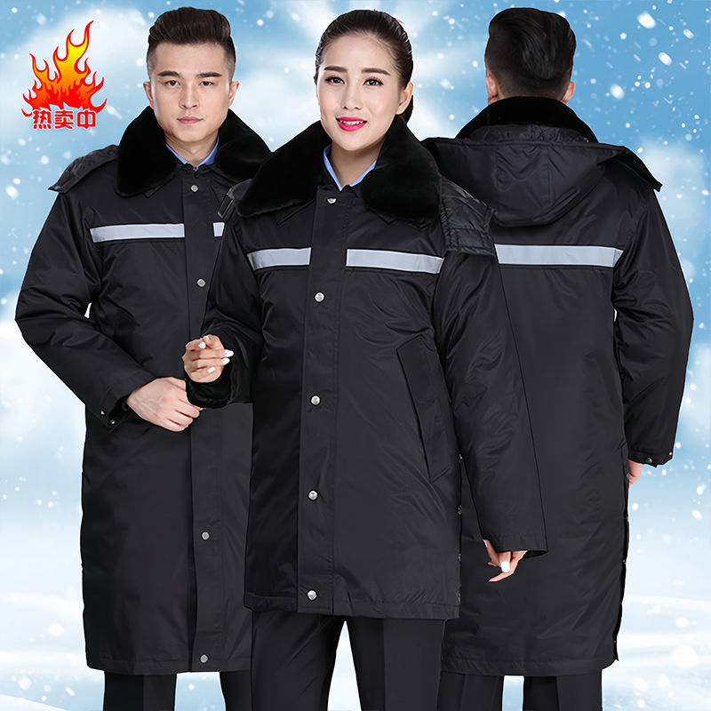 Multifunctional Coat, Rainproof Cotton Coat, Thickeneded Winter Warm and Cold-Proof Cotton Coat, Property Security Coat, Cotton Coat for Men and Women
