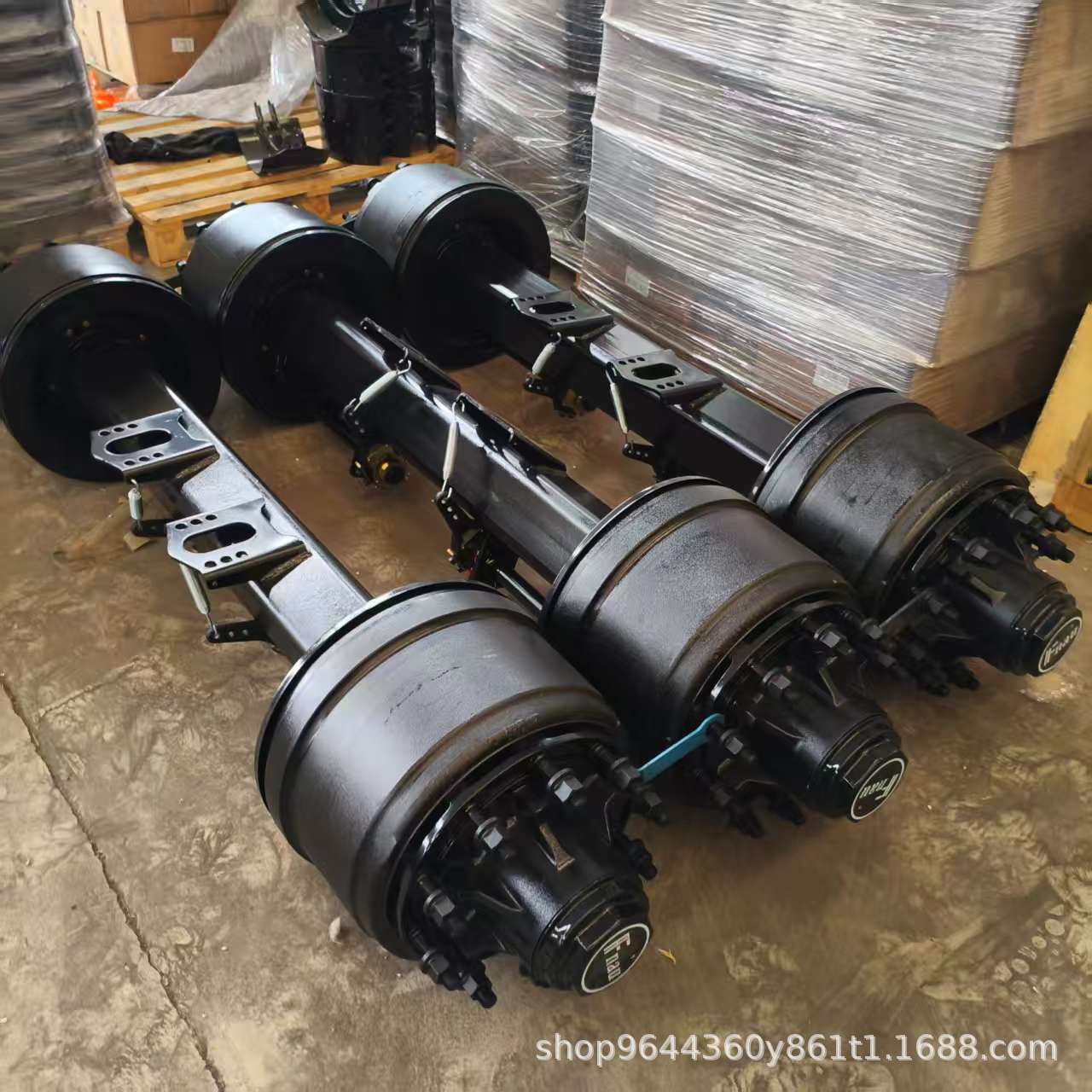 The Manufacturer Supplies High-Quality 16t Semi-Trailer Axles, Trailer Axles, American-Style Extended Wheelbase Axles, and Affordable Parts
