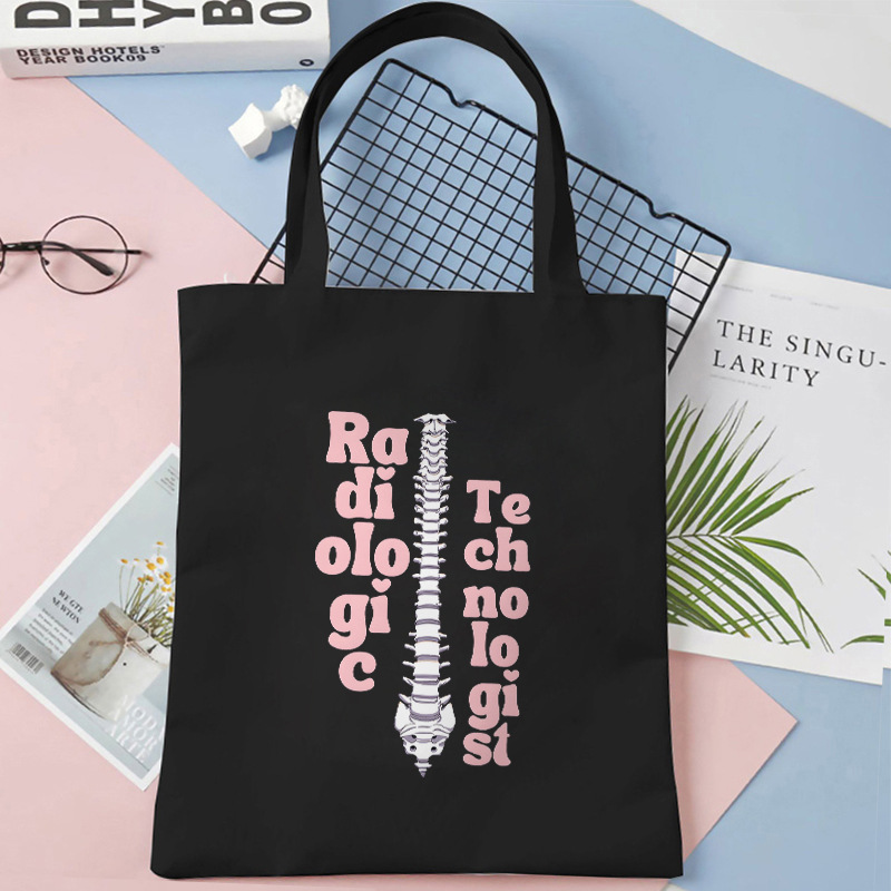 Halloween calavera impresa bolsa de lienzo 35 * 40 bolsa de gran capacidad para comprar bolsas de mano venta caliente transfronteriza 0902 - 8