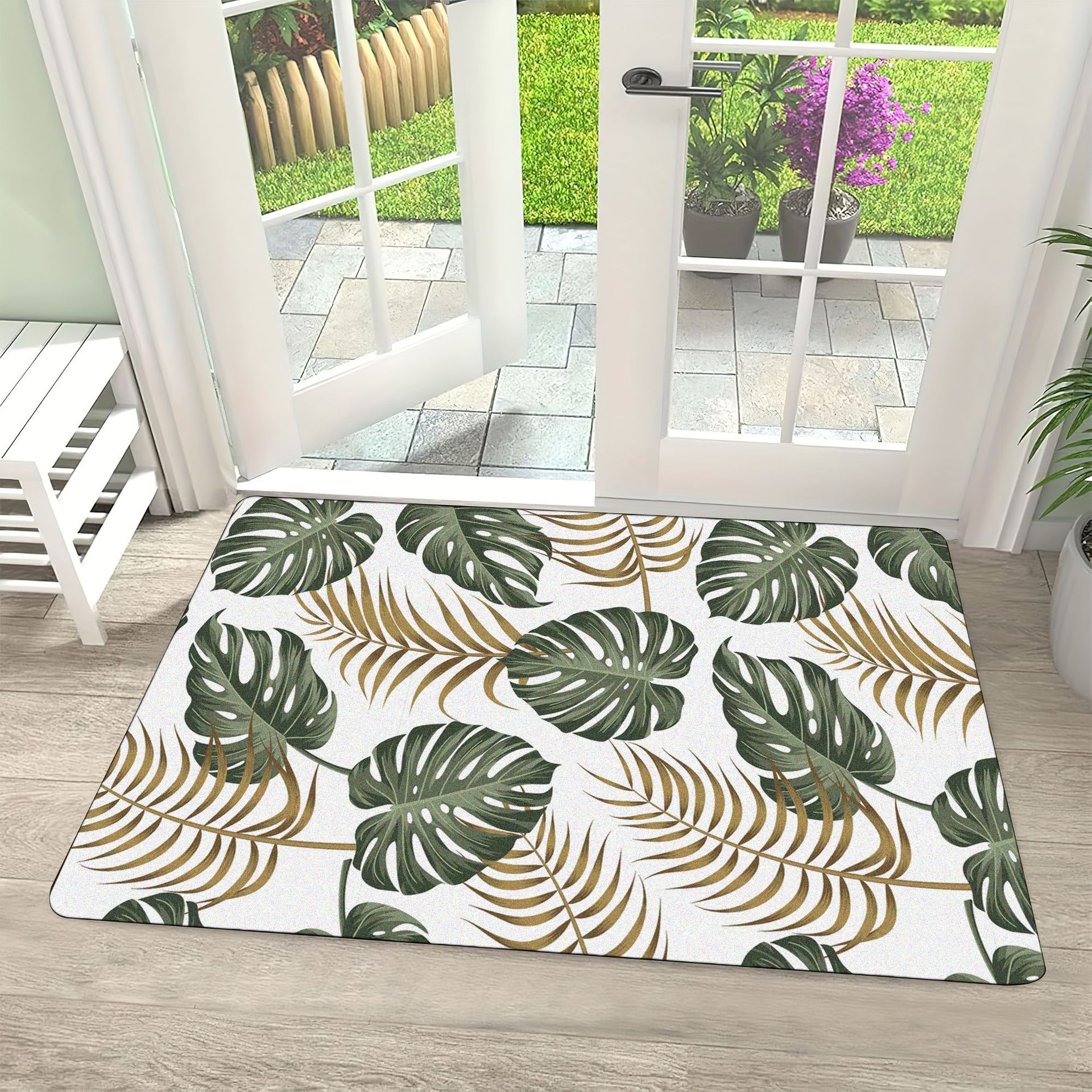 3d Illusion Bathroom Rug Non-slip Absorbent Quick Dry Mat_voghion.com