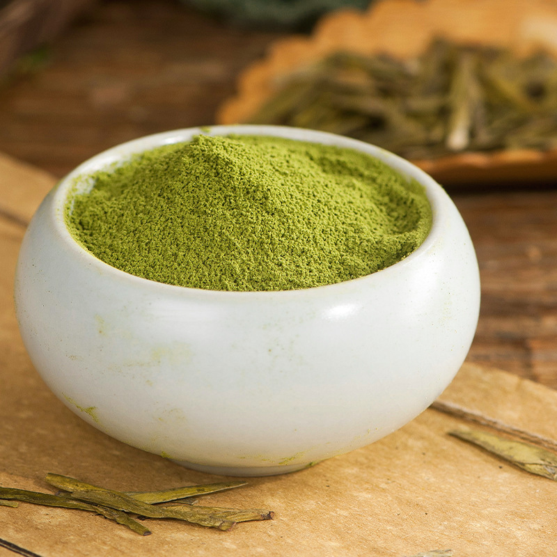 In stock organic matcha powder baking food beverage instant milk tea raw material pastry cake pigment matcha powder