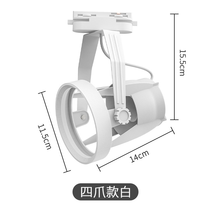 LED トラックスポットライト電球 par30 シングルライト衣料品店スーパーマーケット生鮮食品ライト超高輝度省エネ E27 ネジ光源|undefined