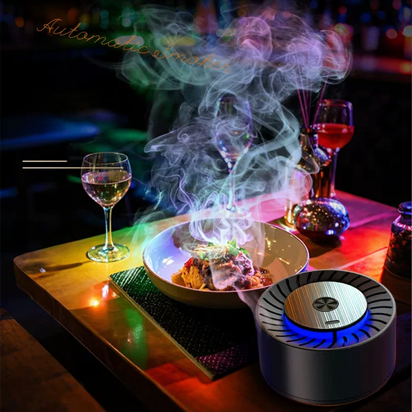 Cross-border electric cocktail smoker whisky shaker with atmosphere light smoke to create long endurance suit