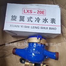 供应上海沪光水表 家用数字铜接头  LXS-20E旋翼式水表DN20