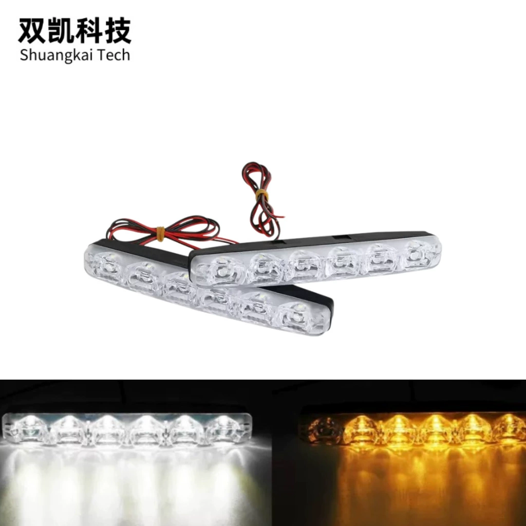 Автомобиль 6 светодиодный поворотный свет маленький гарпун 6 ламп светодиодный поворотный свет проточный поворотный свет