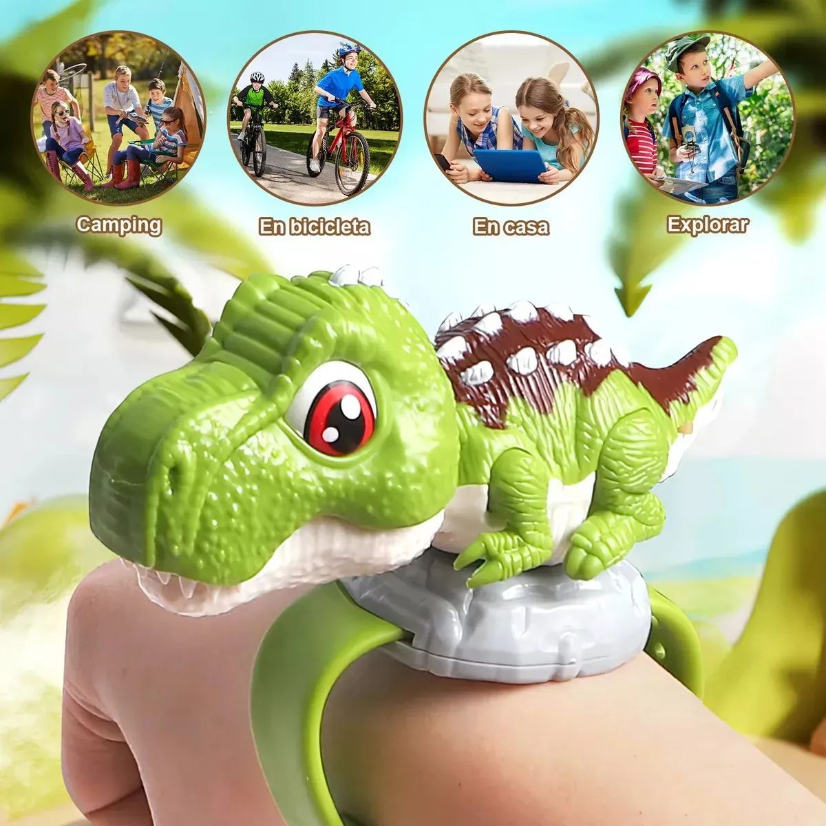 Transfronterizos nuevos dinosaurios niños radioeléfono Amazon portable triceratón buscapersonas juguetes para niños