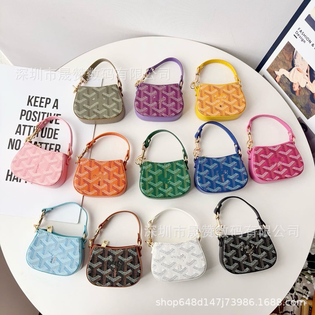 Popular new mini moon bag Bluetooth earphone case suitable for Apple 4, key bag, lipstick storage bag