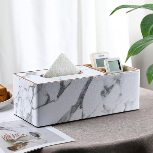 Tissue Box for Home Living Room Creative Remote Control Storage Box Coffee Table Luxury Multi-Functional Fashion Desktop Wholesale