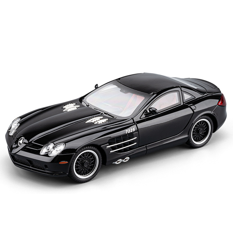 1: 24 Daben SLR 722S modelo de coche deportivo de aleación de sonido y luz para adultos regalos marea para jugar caja ciega ventas transfronterizas calientes