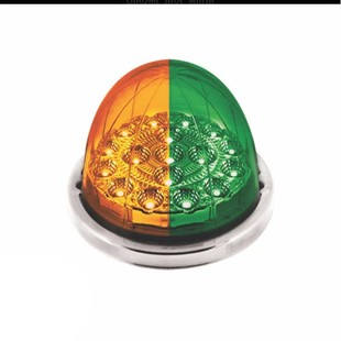 North America and South America 17Led Two-Color Watermelon Light Truck Side Light 17Led Watermelon Light Truck Signal Light Contour Light