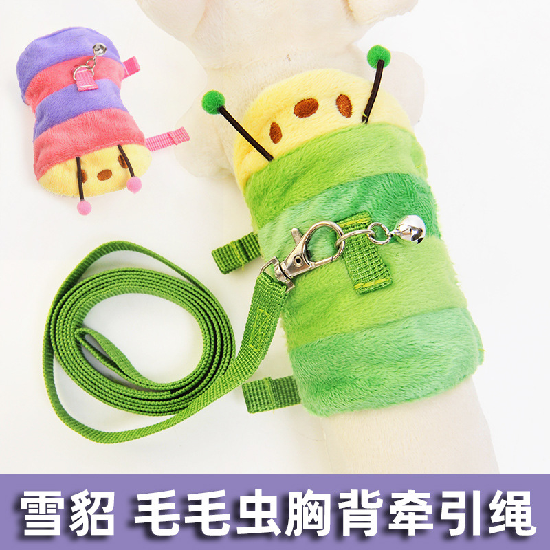 Ferret üçün tənzimlənən qayış və jilet tipli harness