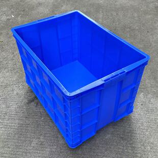 Large turnover box new wheeled turnover box clothing factory logistics station use Hongyue plastic turnover box