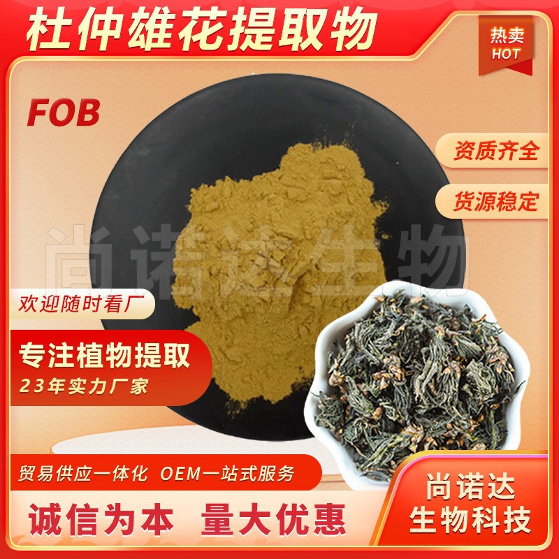 杜仲雄花提取物50:1源头厂家现货批发保健品原料杜仲雄花提取物