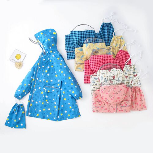  New Children's Raincoat Boys Girls Primary School Children Full Body Children Kindergarten Boy Baby Rain Poncho