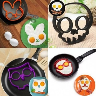Benhaida Omelet Mold Creative Rabbit Owl Omelet Household Sun Cloud Skull Omelet Tool