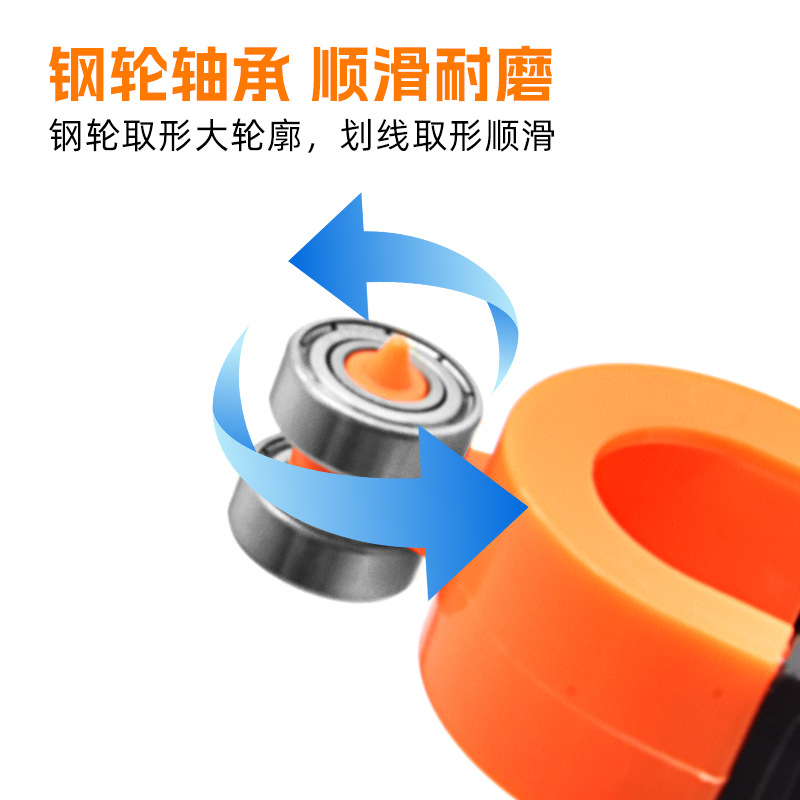 Multifuncional formador de azulejos de carpintería heterogéneo de forma irregular de contorno de línea de marca de radian herramienta de gauge universal de energía