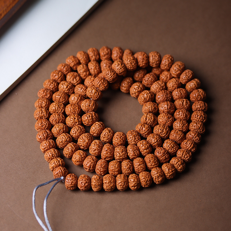 原桩小金刚菩提108颗手串深清理老树王满肉金刚文玩佛珠手链批发