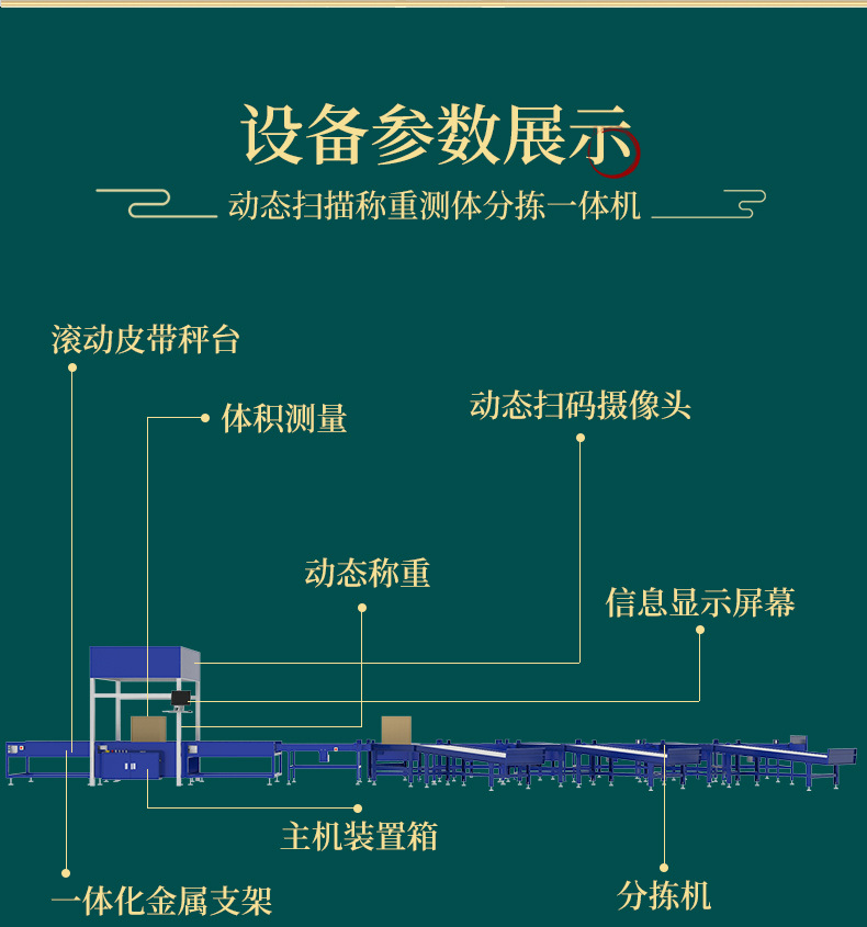 扫码称重定制 大件供包台物流大件包裹专用输送线厂家分拣输送线-阿里巴巴