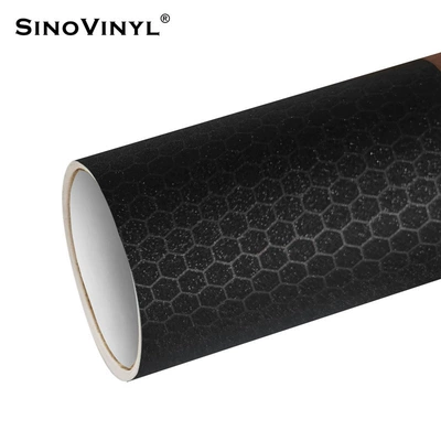 Automotive Film: color changing film - 15218-m-honeycomb-flash-point-black-gray