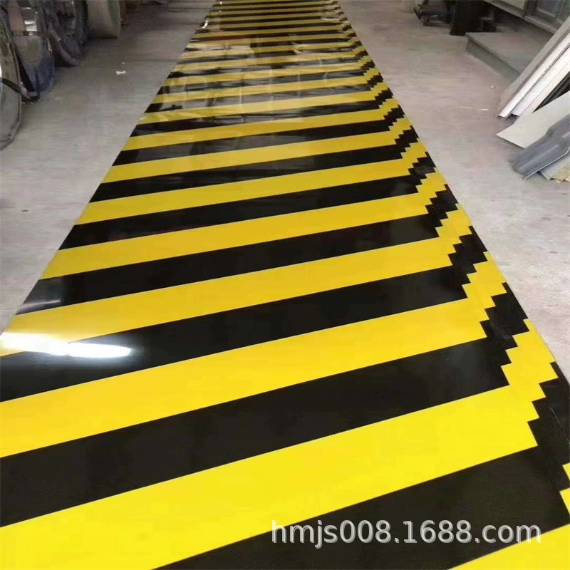 Уширокая железная сигнализация с цветной стальной ограждением с предупреждающим поясом