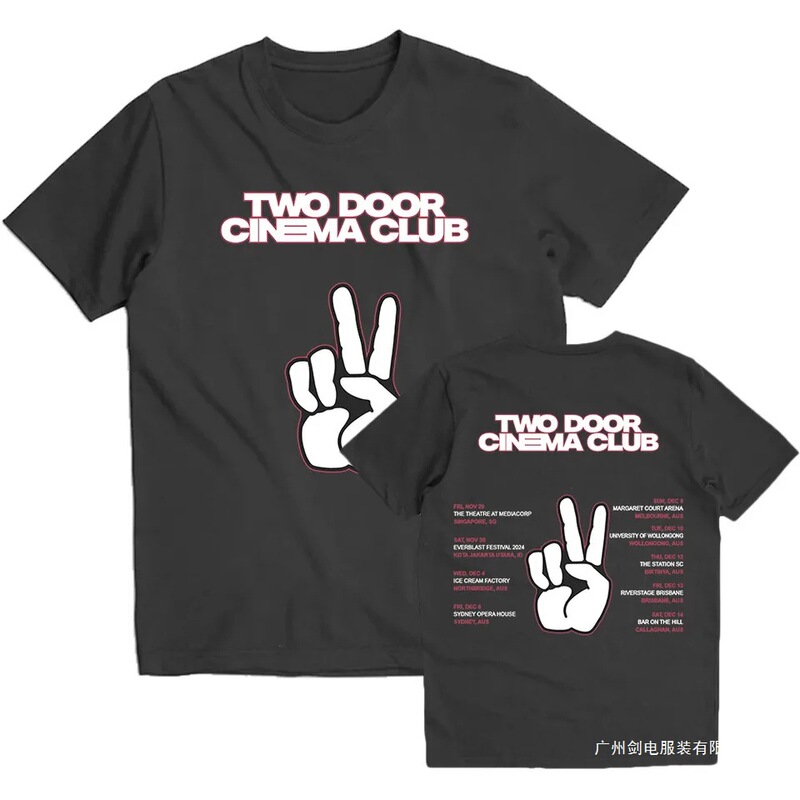 Two Doors Movie Club T-Shirt Short-Sleeved Men's Summer T-Shirt O-Neck Casual Heavy Spiritual Style Shirt Graphic Two Doors Movie Club T-Shirt Short-Sleeved Men's Summer T-Shirt O-Neck Casual Heavy Spiritual Style Shirt Graphic