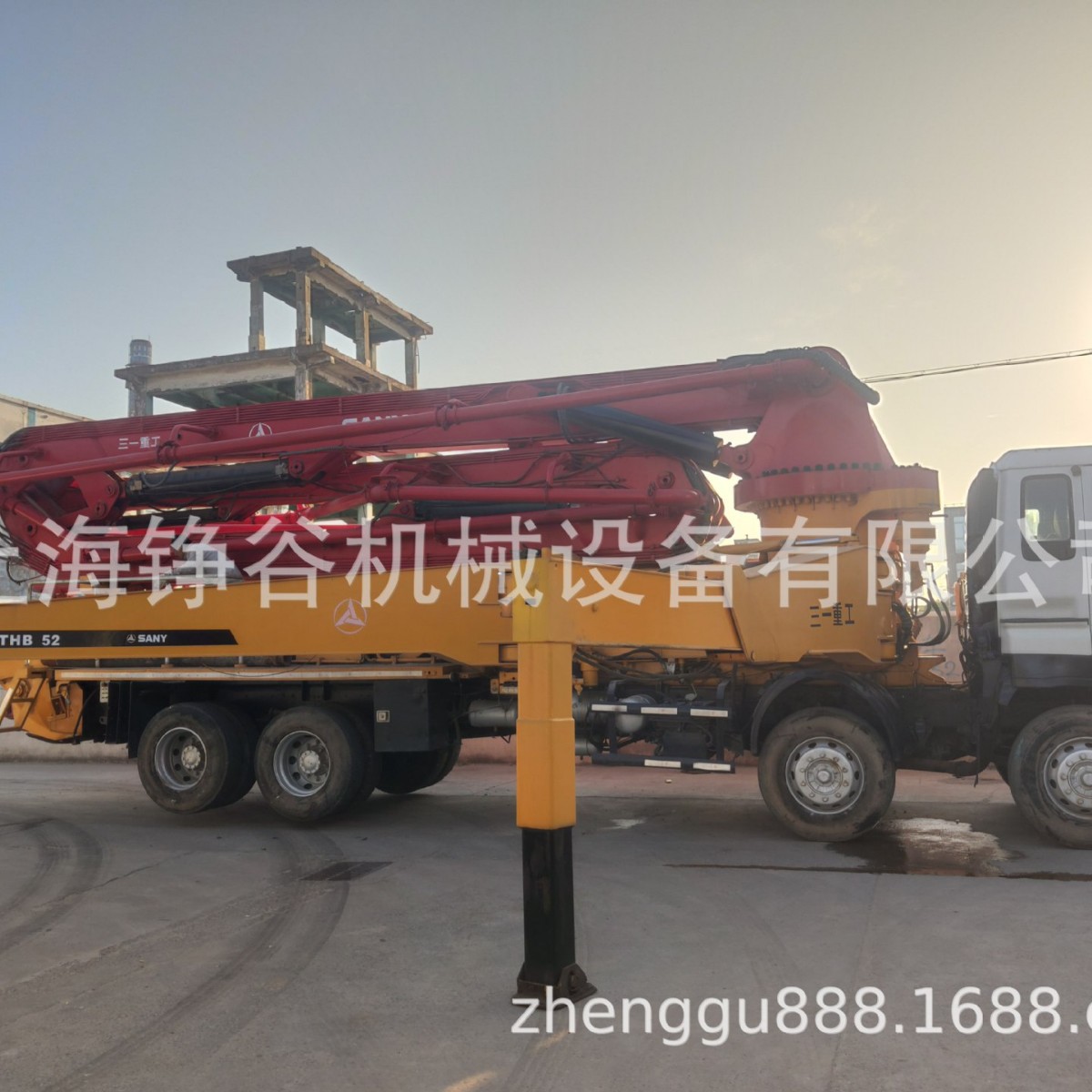 二手混凝土泵车大象徐工中联三一38米48米52米56米上海出口