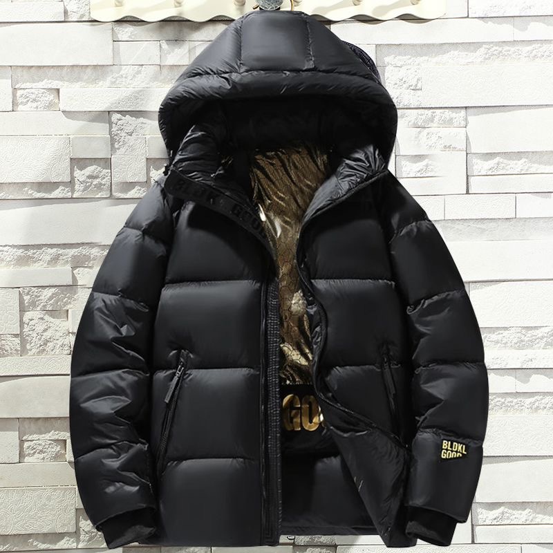 Factory Direct Sale Black Gold Short down Jacket for Men and Women, New Winter Thickened Cotton Casual Warm Coat for Couples Factory Direct Sale Black Gold Short down Jacket for Men and Women, New Winter Thickened Cotton Casual Warm Coat for Couples