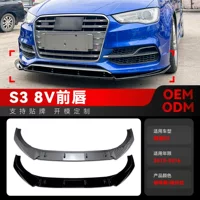 Применимо 2013-2016 Audi A3 S3 8V передняя лопата передняя губа обернуть угол наклейки автомобиля трансграничной модификации