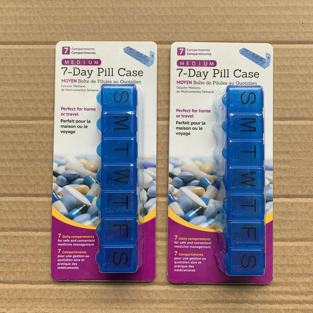 生产厂家热销款单排一星期药盒 7格医药盒 七格医药盒 7格药盒