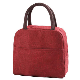Factory New Lunch Box Insulation Bag Large Capacity Double Layer Thickeneded Waterproof Aluminum Foil Bag Office Worker Picnic Lunch Bag Factory