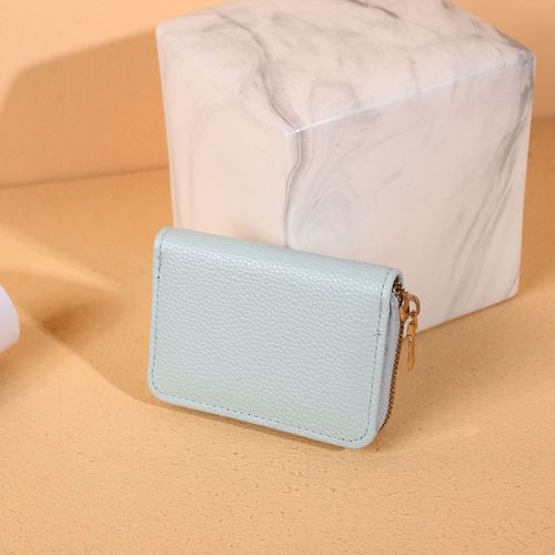 Cross-border supply zero wallet women high-quality PU leather multi-functional accordion card holder RFID anti-theft ladies card holder wallet