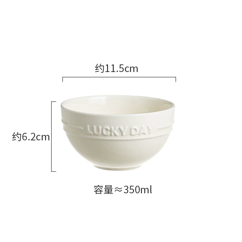 Underglaze color thick bowls and plates for housewarming, high-looking tableware and dishes sets, rice bowls, household simple bowls, spoons, soup bowls and plates