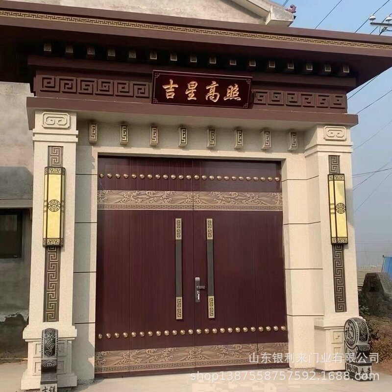 High-grade villa gate entrance door rural gate glass door splicing door factory styles High-grade villa gate entrance door rural gate glass door splicing door factory styles